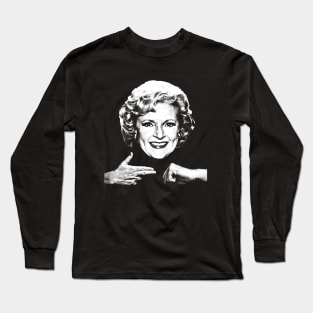 Betty White \/\ Run The Jewels \/\ Tribute Design Long Sleeve T-Shirt